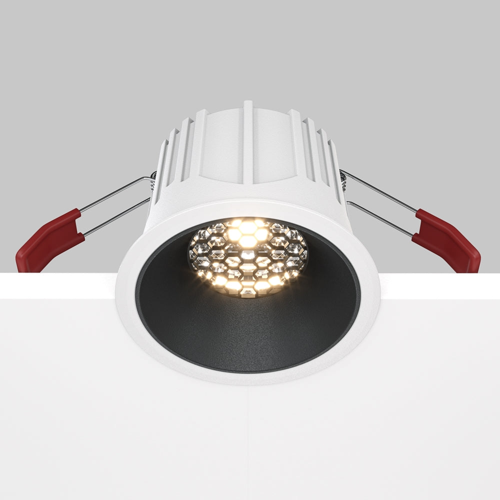 Maytoni downlight Alfa LED 36° вграден кръгъл осветител, черен