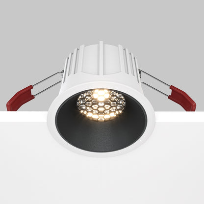 Maytoni downlight Alfa LED 36° вграден кръгъл осветител, черен