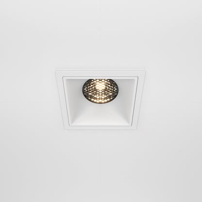Maytoni downlight Alfa LED 15W 36° вграден квадратен осветител, бял