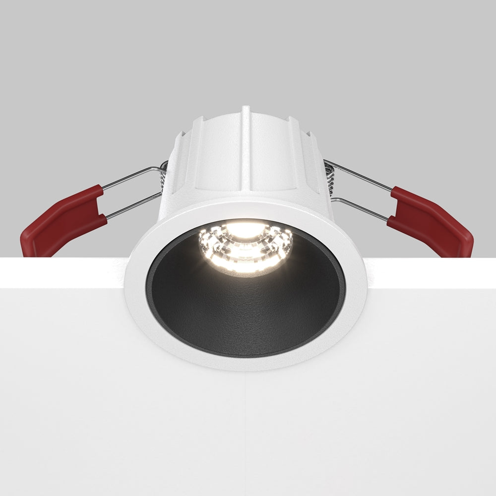 Maytoni downlight Alfa LED 36° вграден кръгъл осветител, черен