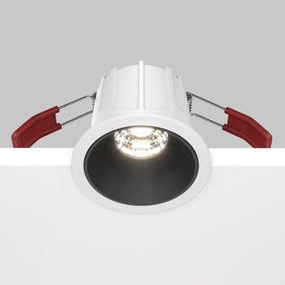 Maytoni downlight Alfa LED 36° вграден кръгъл осветител, черен