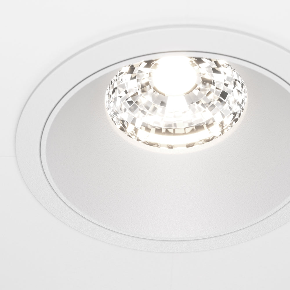 Maytoni downlight Alfa LED 36° вграден кръгъл осветител, бял