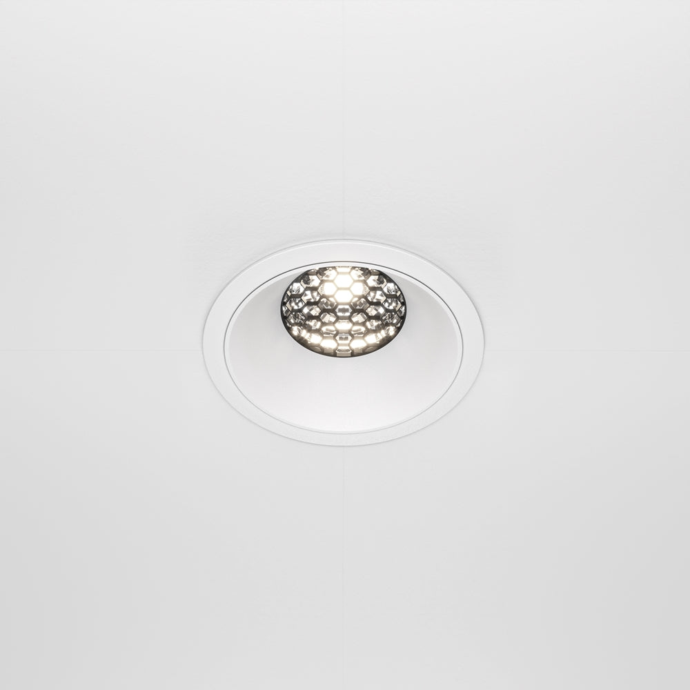 Maytoni downlight Alfa LED 36° вграден кръгъл осветител, бял