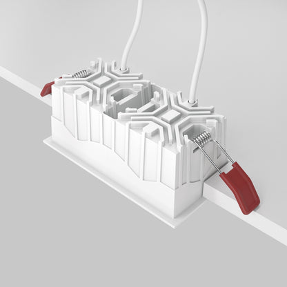 Maytoni downlight Alfa LED 10W 36° вграден квадратен осветител, черен