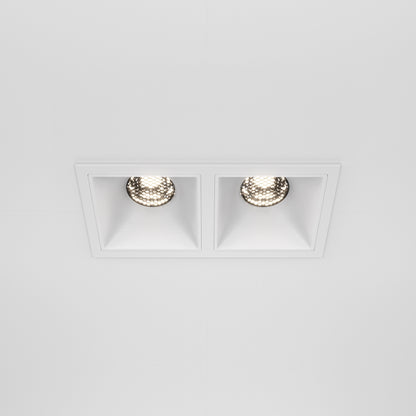 Maytoni downlight Alfa LED 10W 36° вграден квадратен осветител, бял