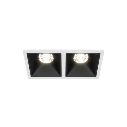 Maytoni downlight Alfa LED 10W 36° вграден квадратен осветител, черен