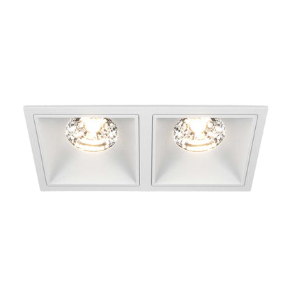 Maytoni downlight Alfa LED 15W 36° вграден квадратен осветител, бял