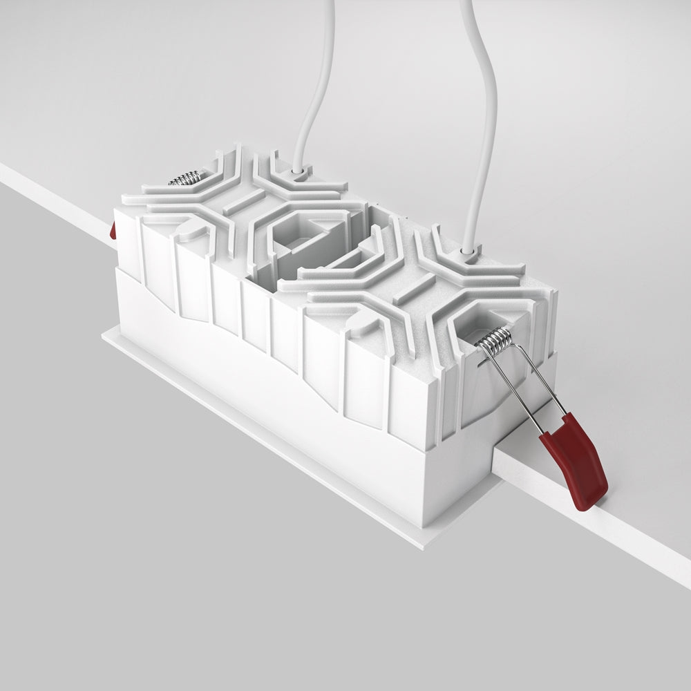 Maytoni downlight Alfa LED 15W 36° вграден квадратен осветител, бял