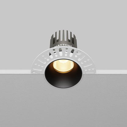 Maytoni downlight Dip LED 50° вграден кръгъл осветител, черен