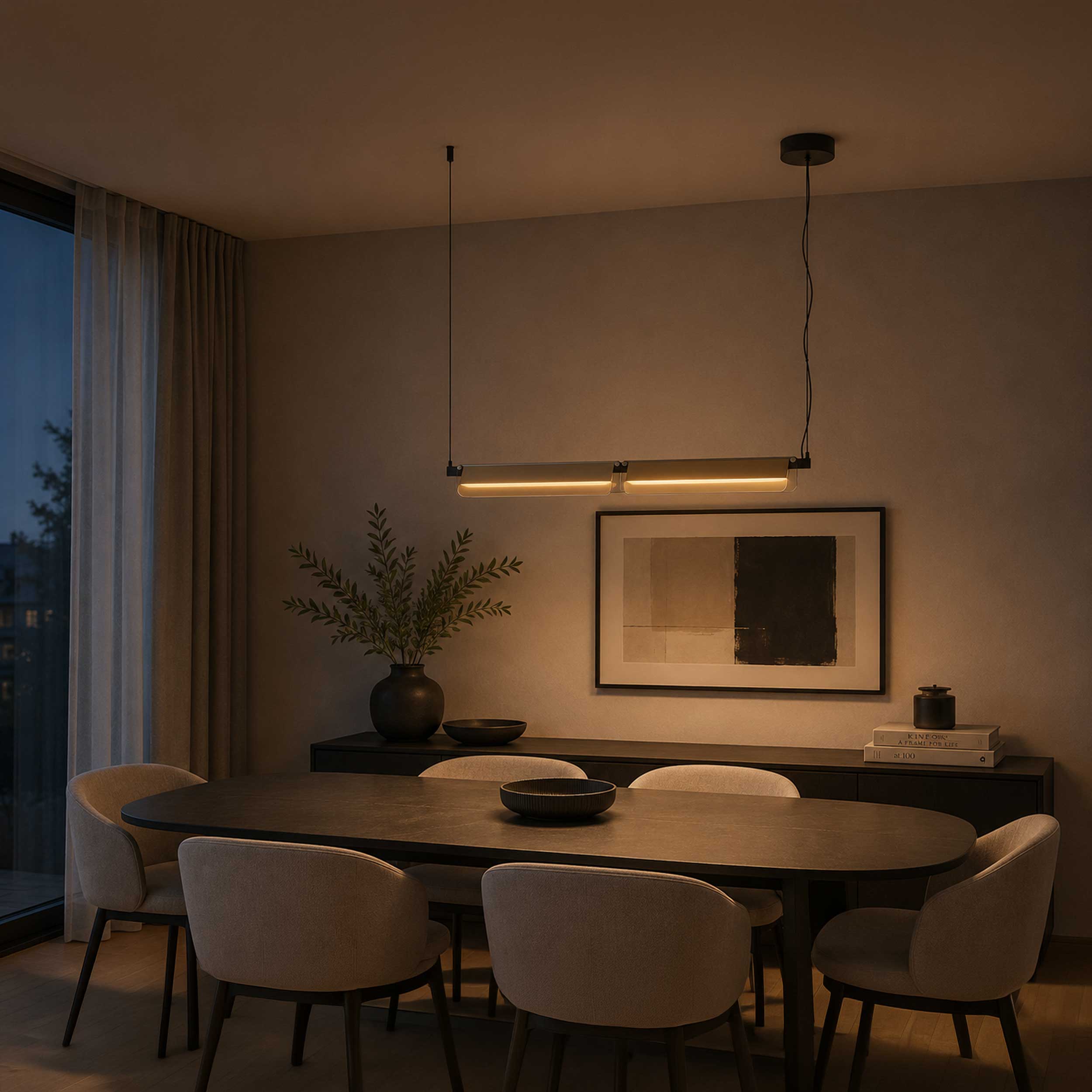 Maytoni Flat LED висяща лампа