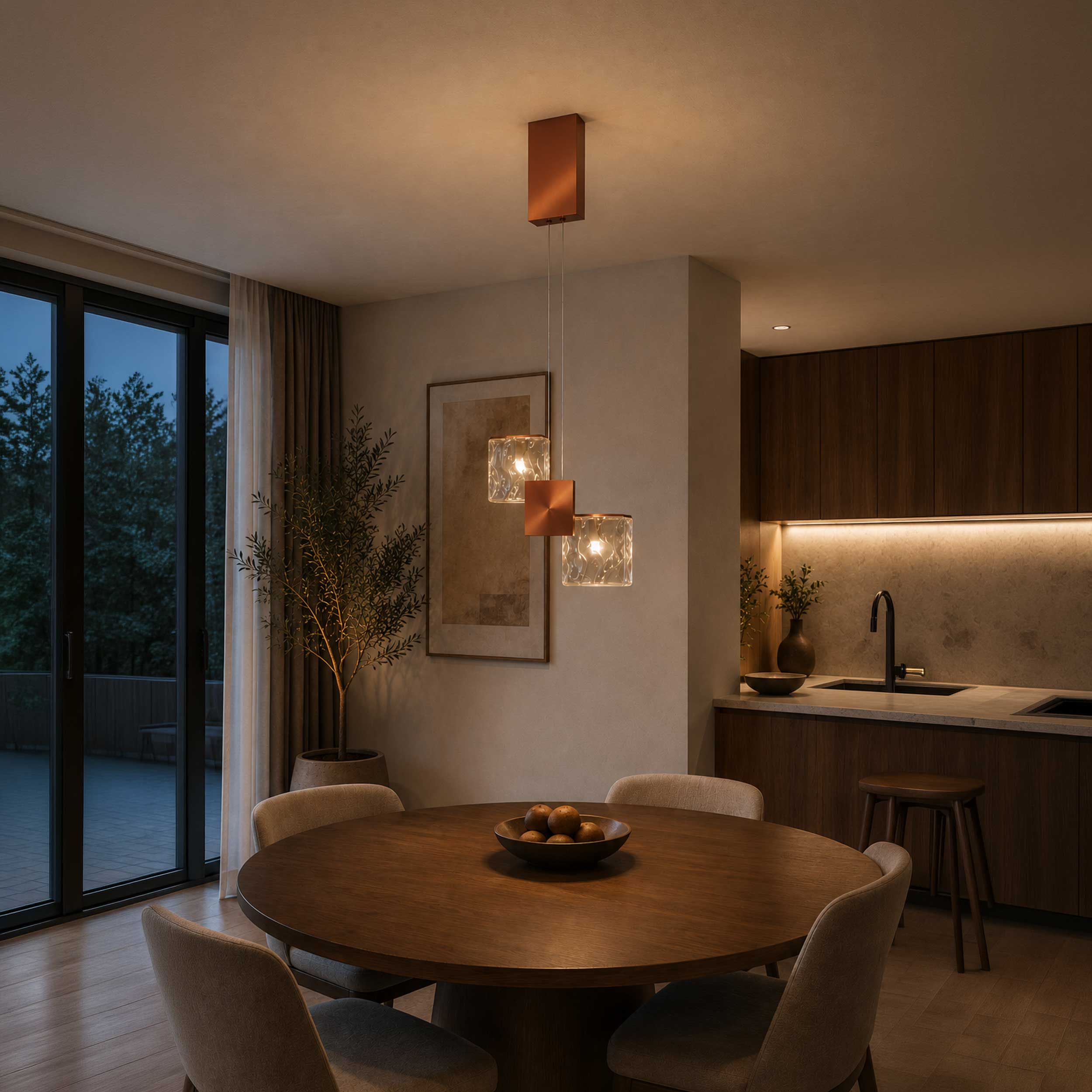 Maytoni Quadro LED висяща лампа