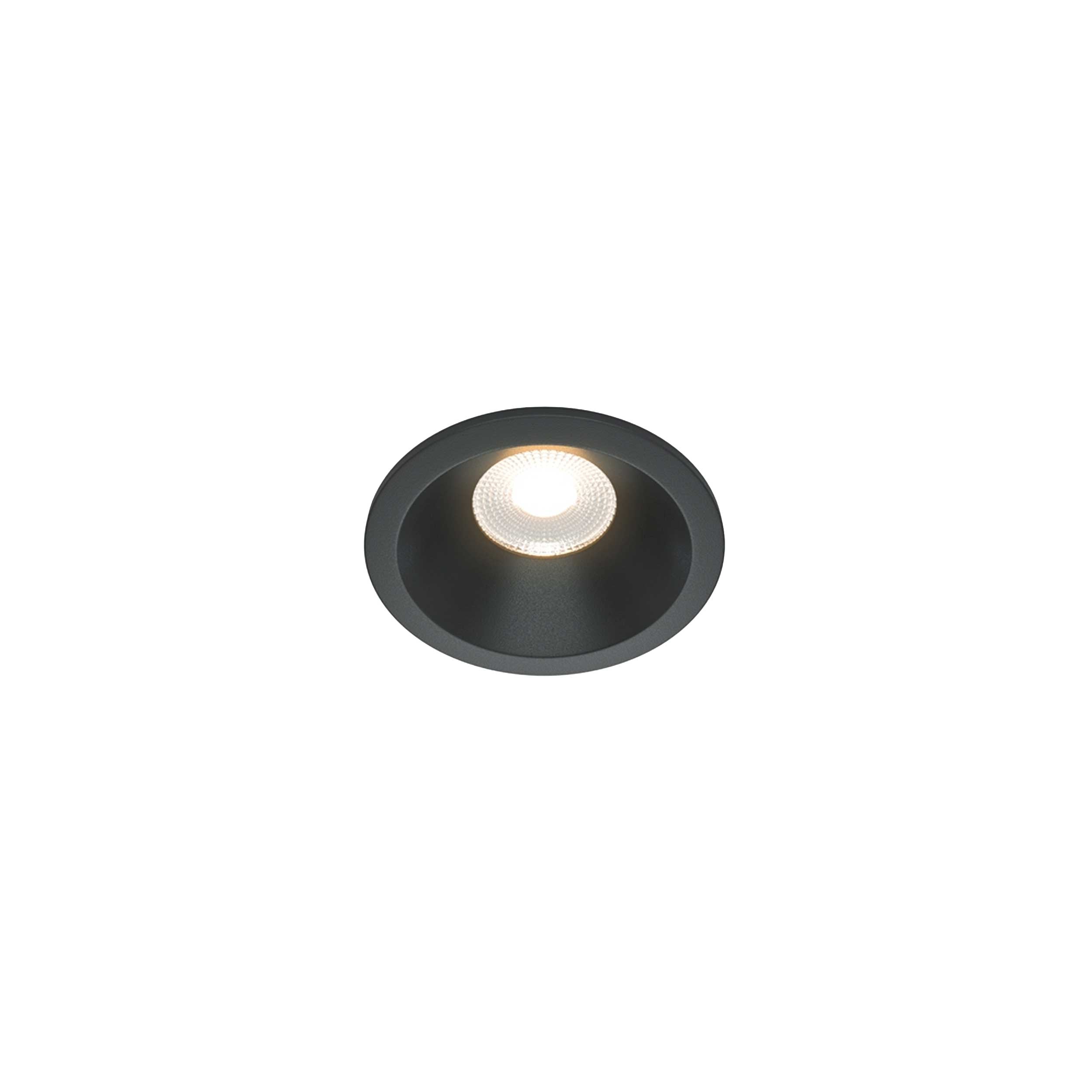Maytoni downlight Zoom LED 60° вграден кръгъл осветител, черен