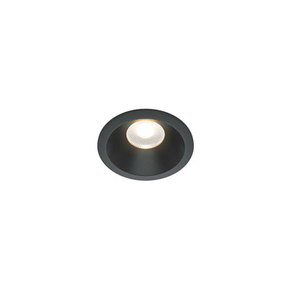Maytoni downlight Zoom LED 60° вграден кръгъл осветител, черен