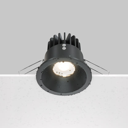 Maytoni downlight Zoom LED 60° вграден кръгъл осветител, черен