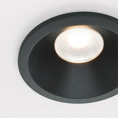 Maytoni downlight Zoom LED 60° вграден кръгъл осветител, черен