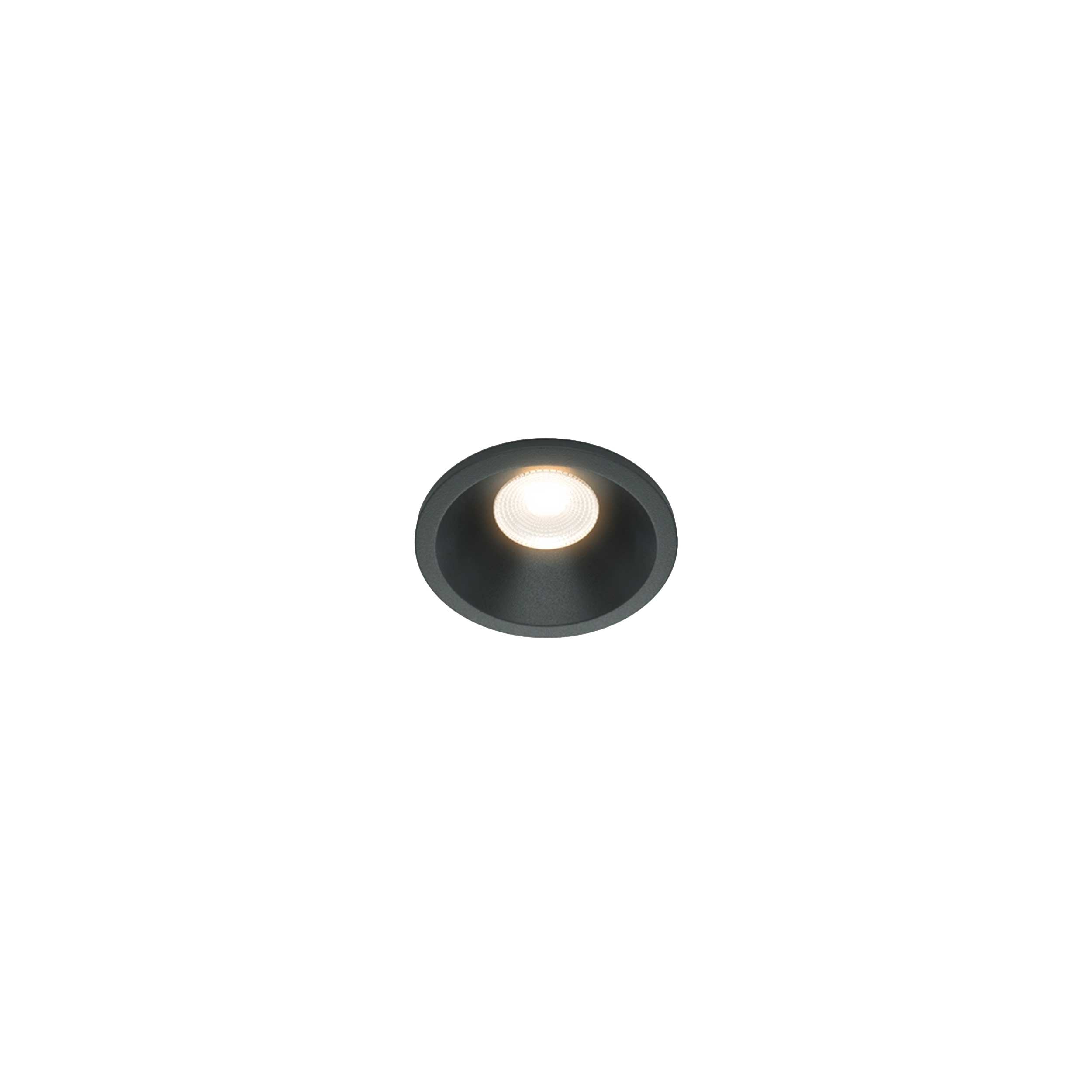 Maytoni downlight Zoom LED 60° вграден кръгъл осветител, черен