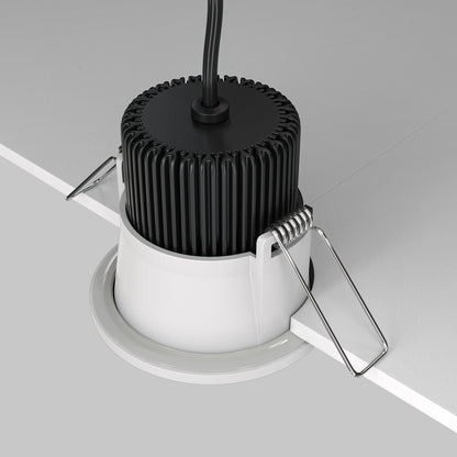 Maytoni downlight Zoom LED 60° вграден кръгъл осветител, бял