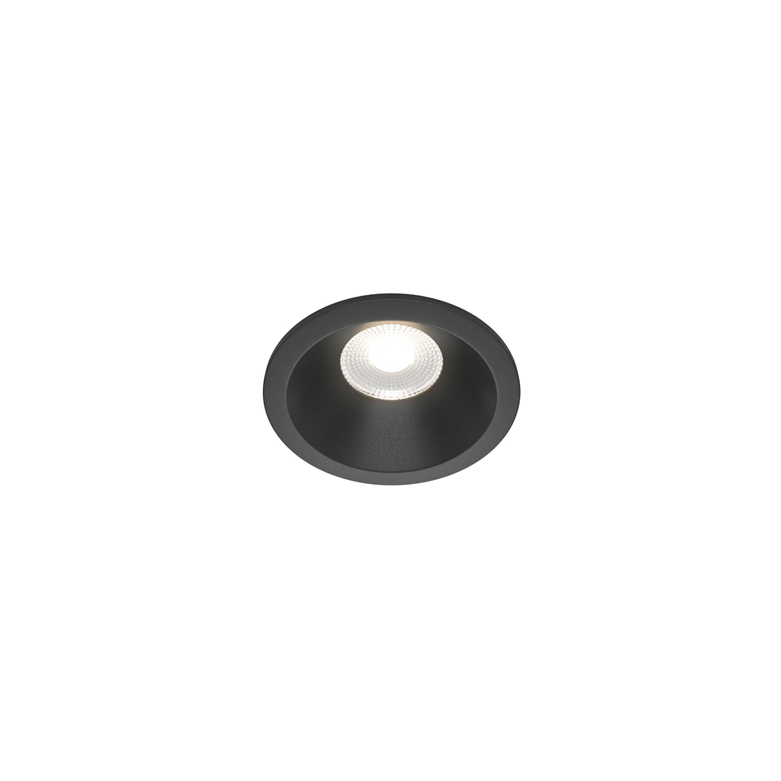 Maytoni downlight Zoom LED 60° вграден кръгъл осветител, черен