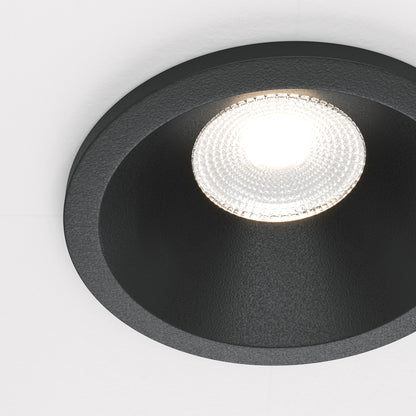 Maytoni downlight Zoom LED 60° вграден кръгъл осветител, черен