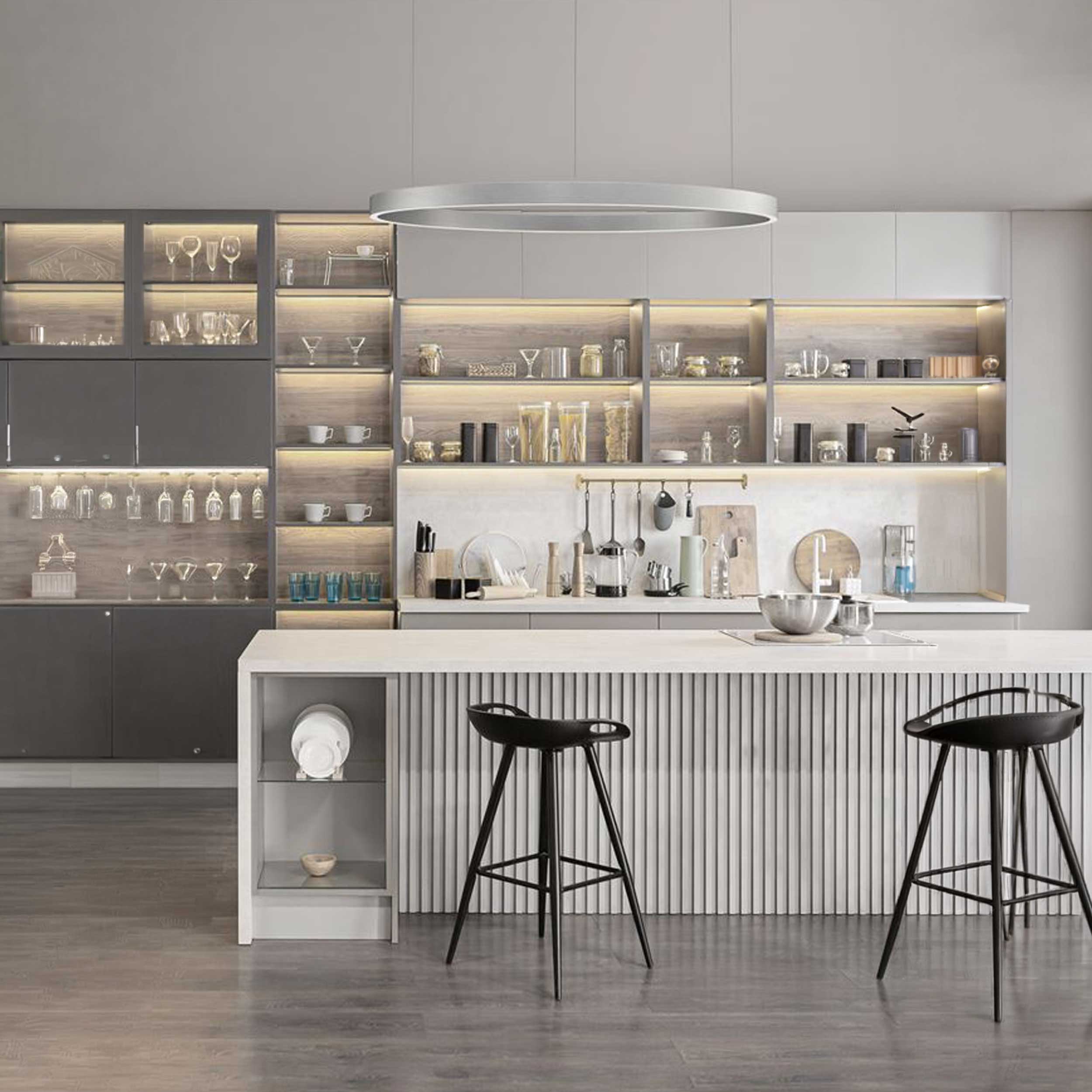 Nova Luce Elowen LED висящо кръгло осветително тяло