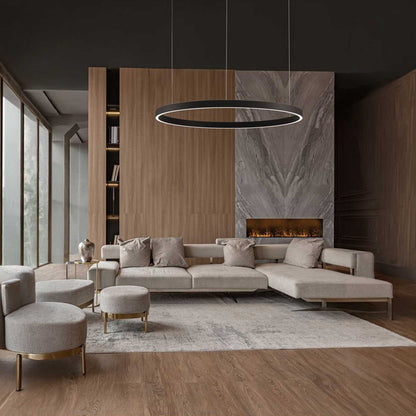 Nova Luce Elowen LED висящо кръгло осветително тяло