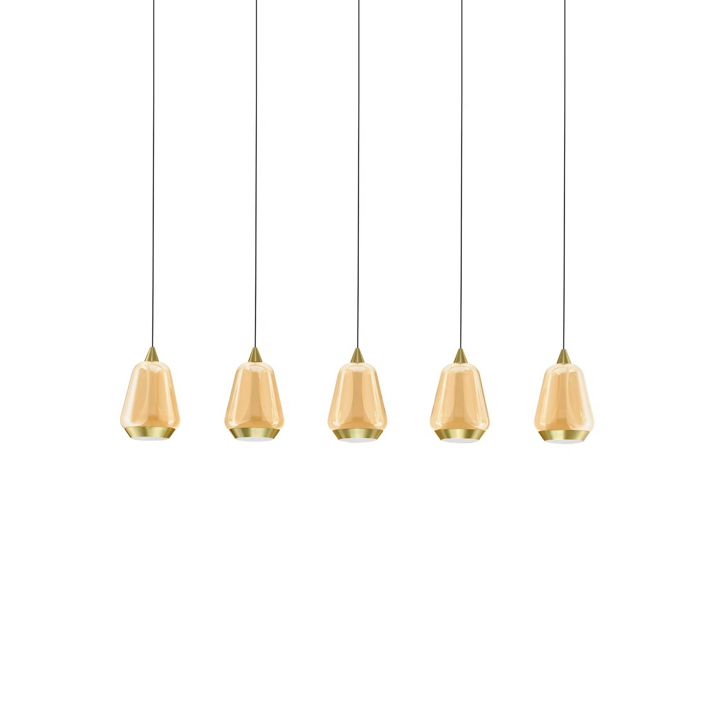 Nova Luce Alish LED висяща лампа с удължена форма