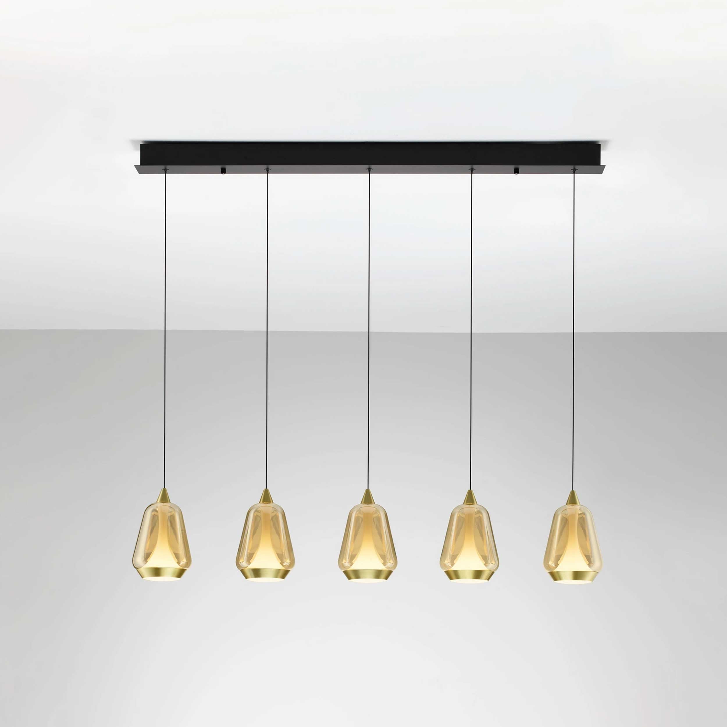 Nova Luce Alish LED висяща лампа с удължена форма