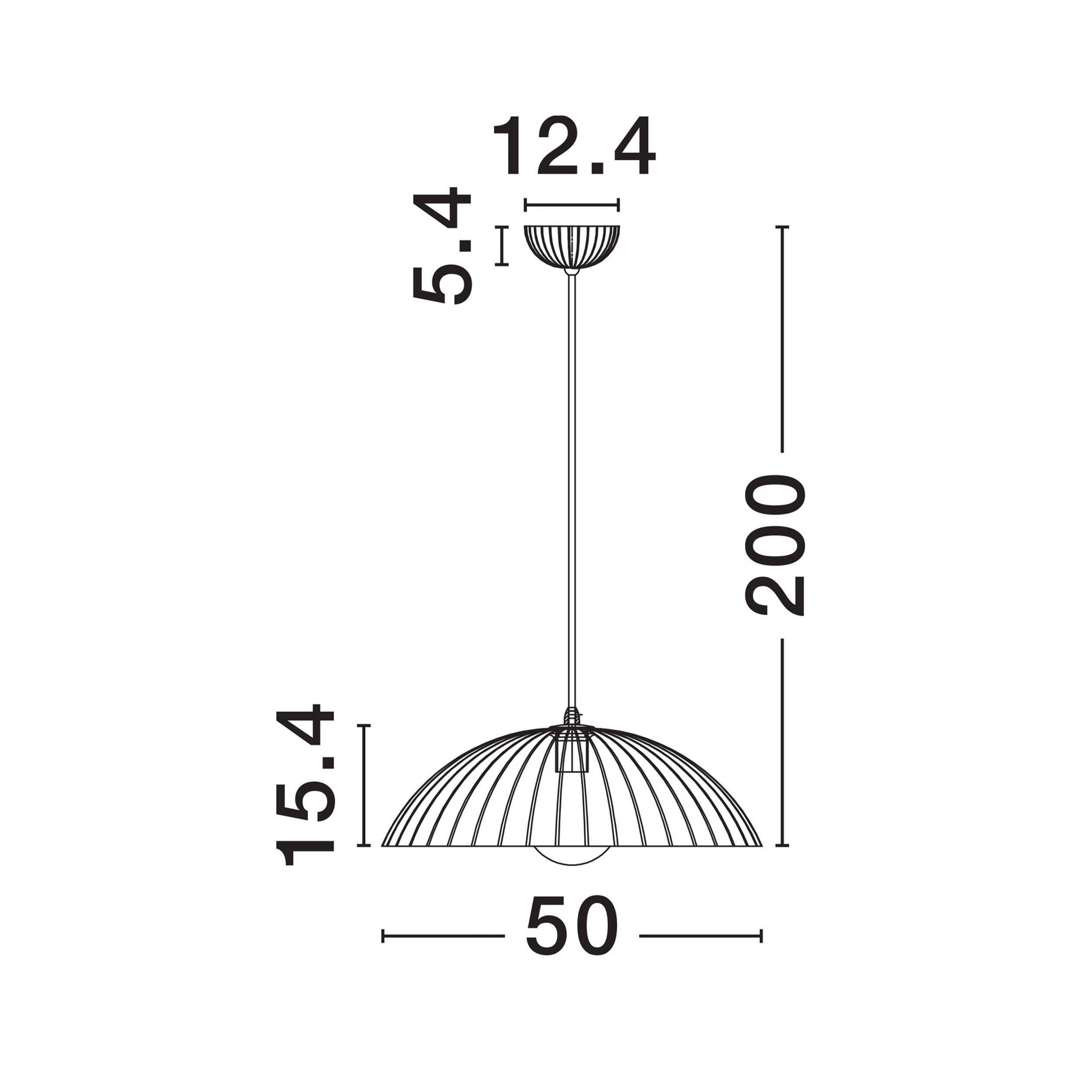 Nova Luce Ammos E27 висяща лампа