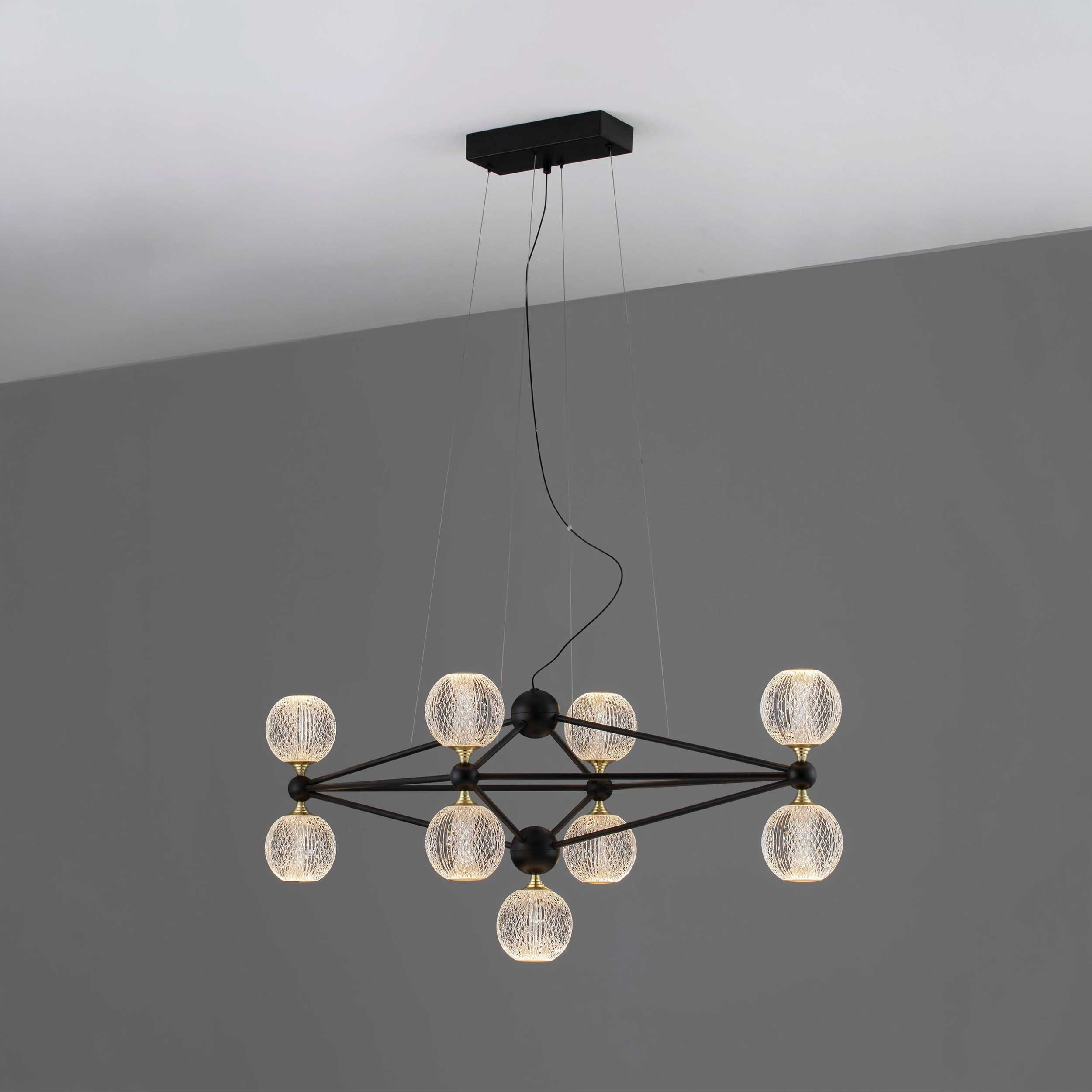 Nova Luce LED висяща лампа „Белинда“