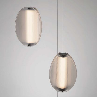 Nova Luce Noir LED висяща лампа с вертикална осветяваща ос