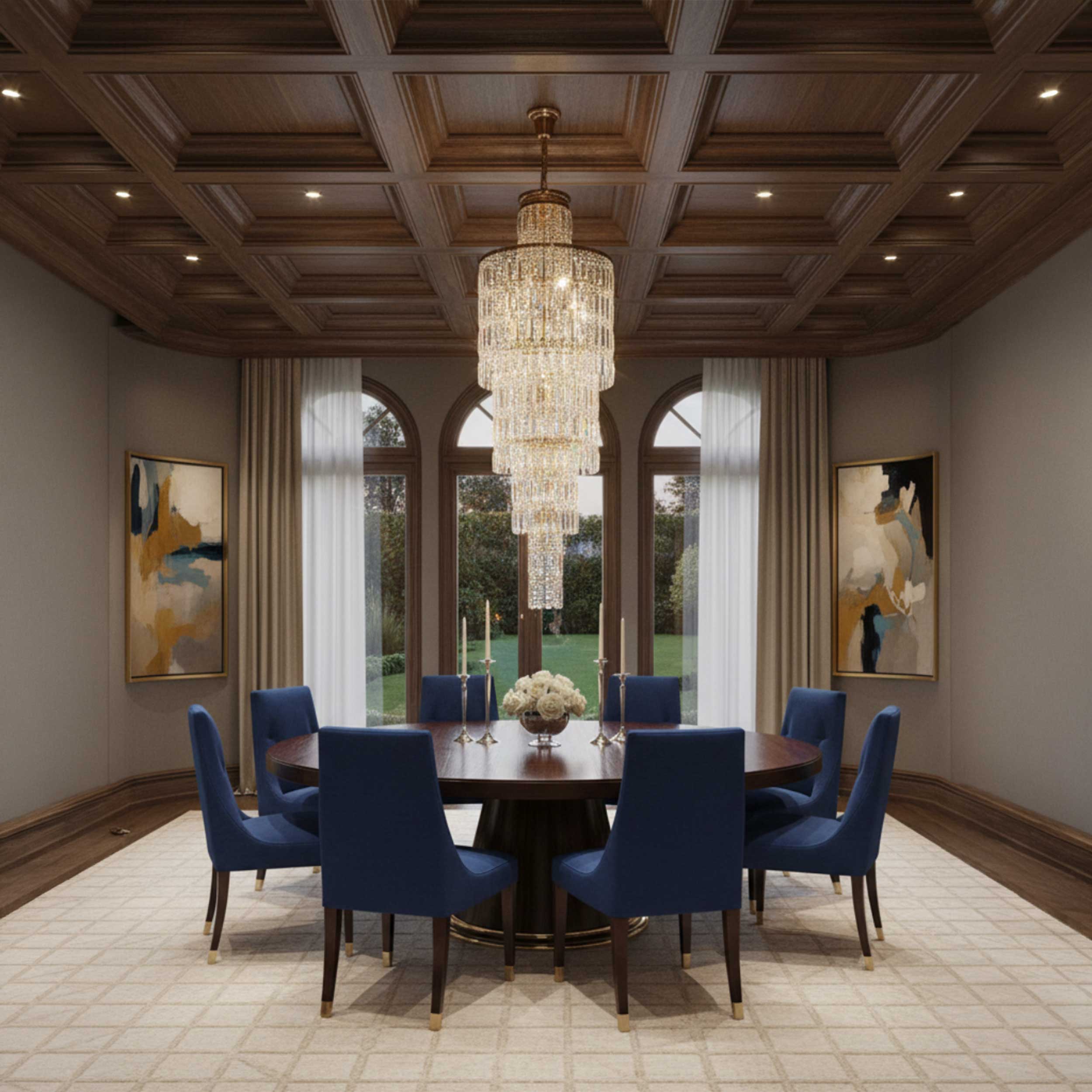 Maytoni Niagara E14 висящ кристален полилей