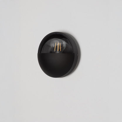 Nova Luce Amel E27 nástěnné kulaté svítidlo IP65