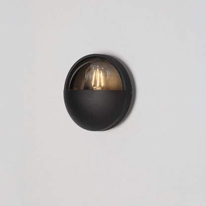 Nova Luce Amel E27 nástěnné kulaté svítidlo IP65