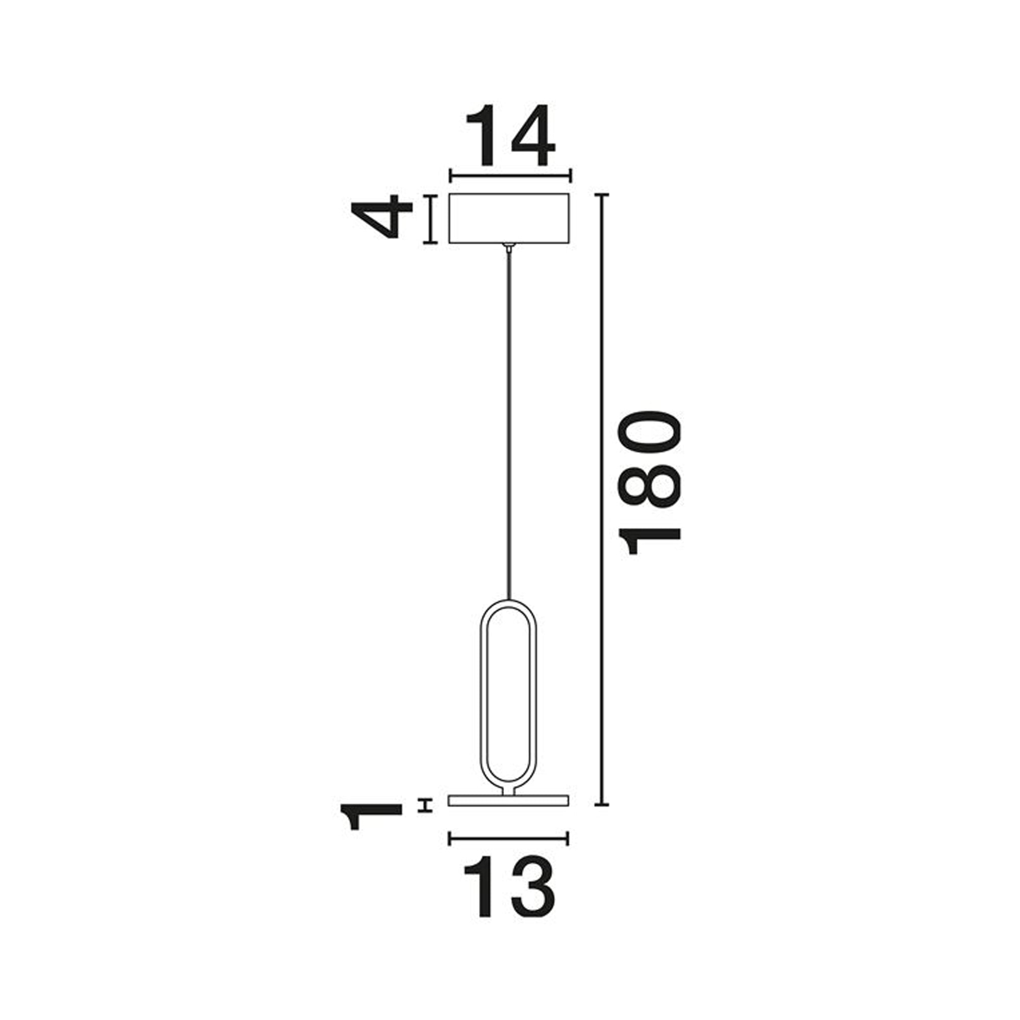 Nova Luce Gea S LED závěsné svítidlo