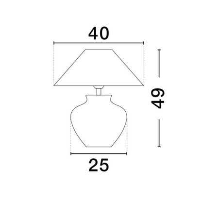 Nova Luce Lupe E27 stolní svítidlo