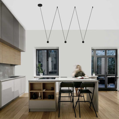 Nova Luce Nocci LED висяща лампа с кабелно окачване
