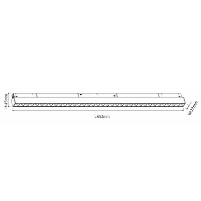 Chris Deep LED svítidlo pro 48V lištu