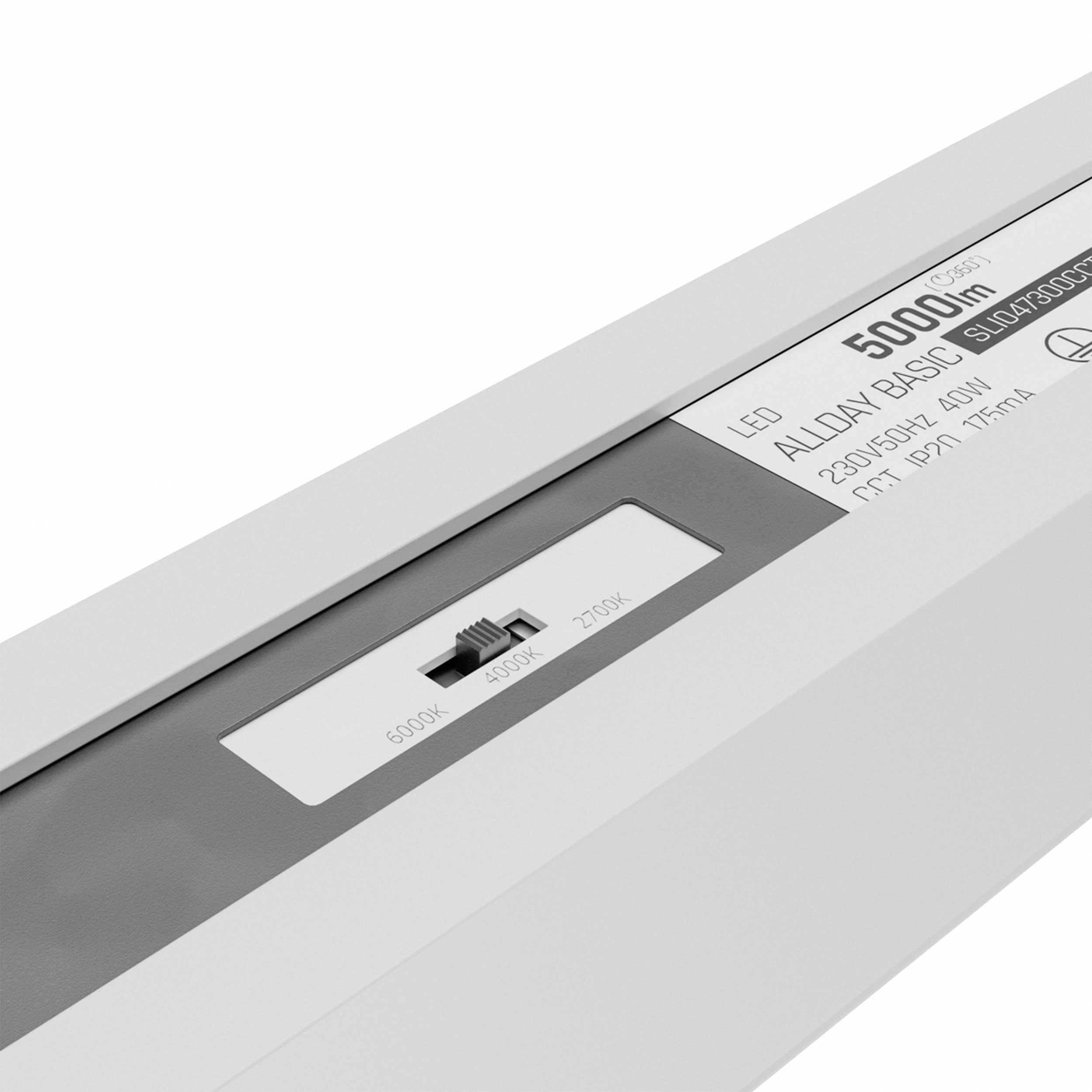 Спектър ALLDAY Basic LED плафониера за таван 2700/4000/6000K бяла