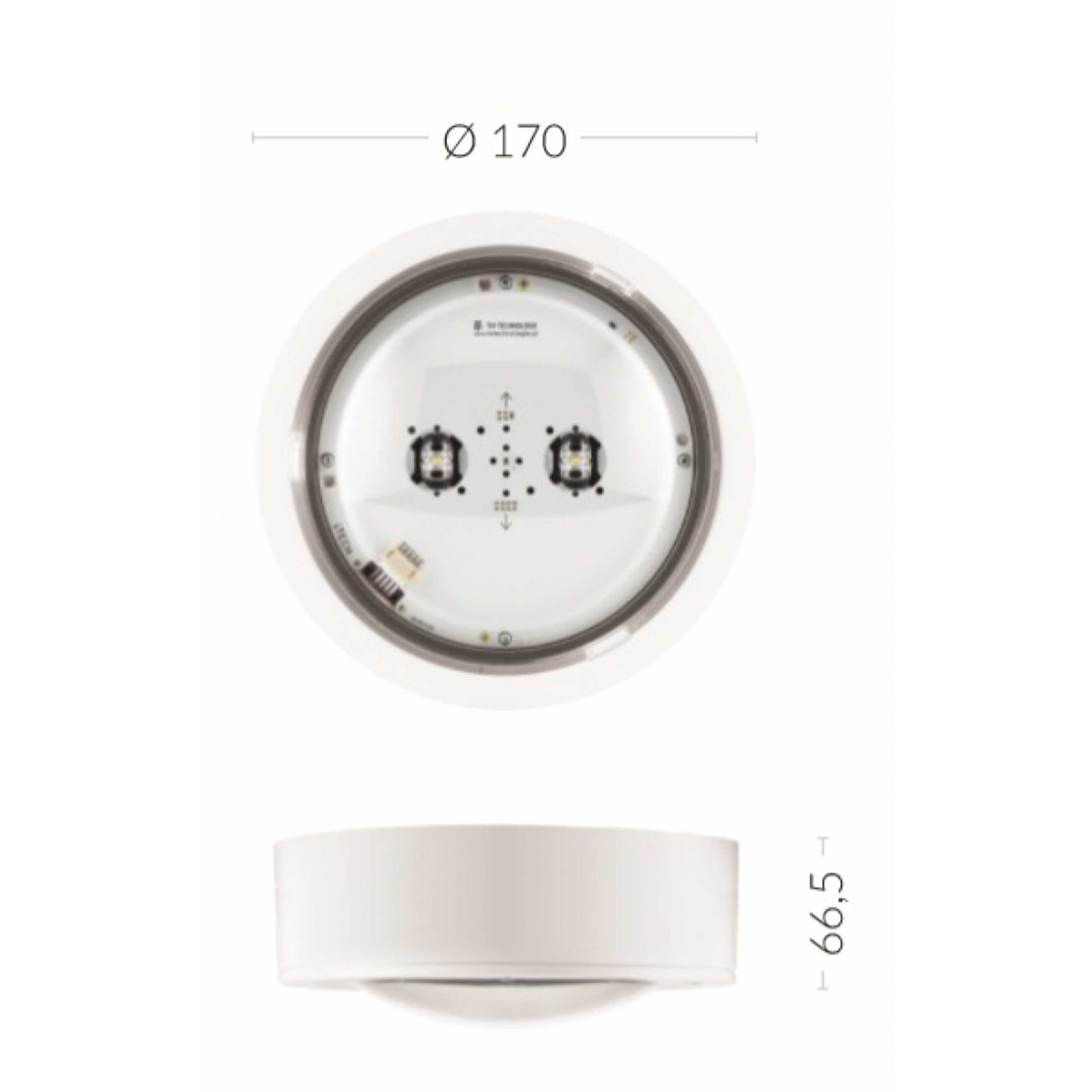 TM.ITECH M1 60 NM W антипаник аварийно осветление IP65