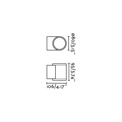 Faro Tond LED външна стенна лампа IP54