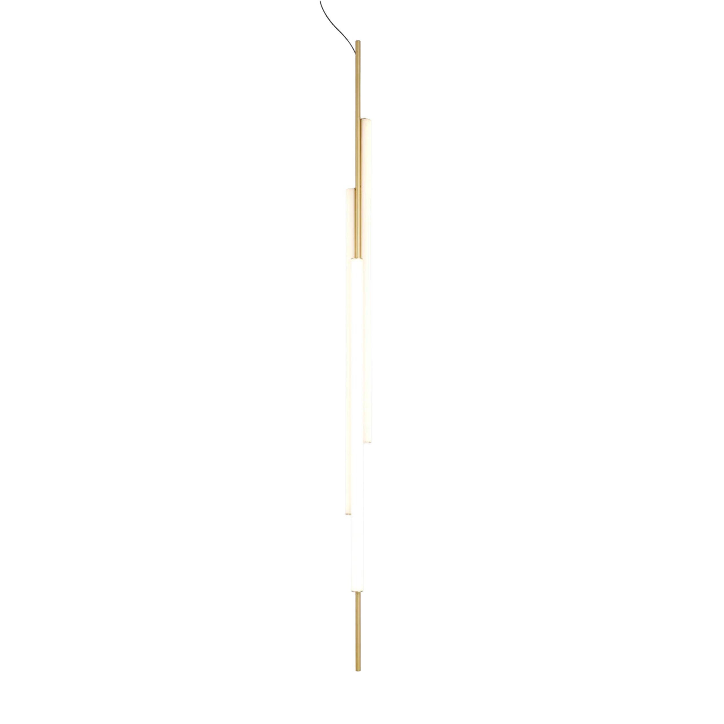 Marset Ambrosia V3 LED – златист вграден висящ вертикален осветителен уред