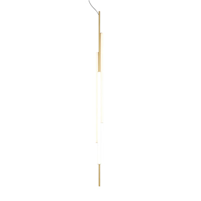 Marset Ambrosia V3 LED – златист вграден висящ вертикален осветителен уред