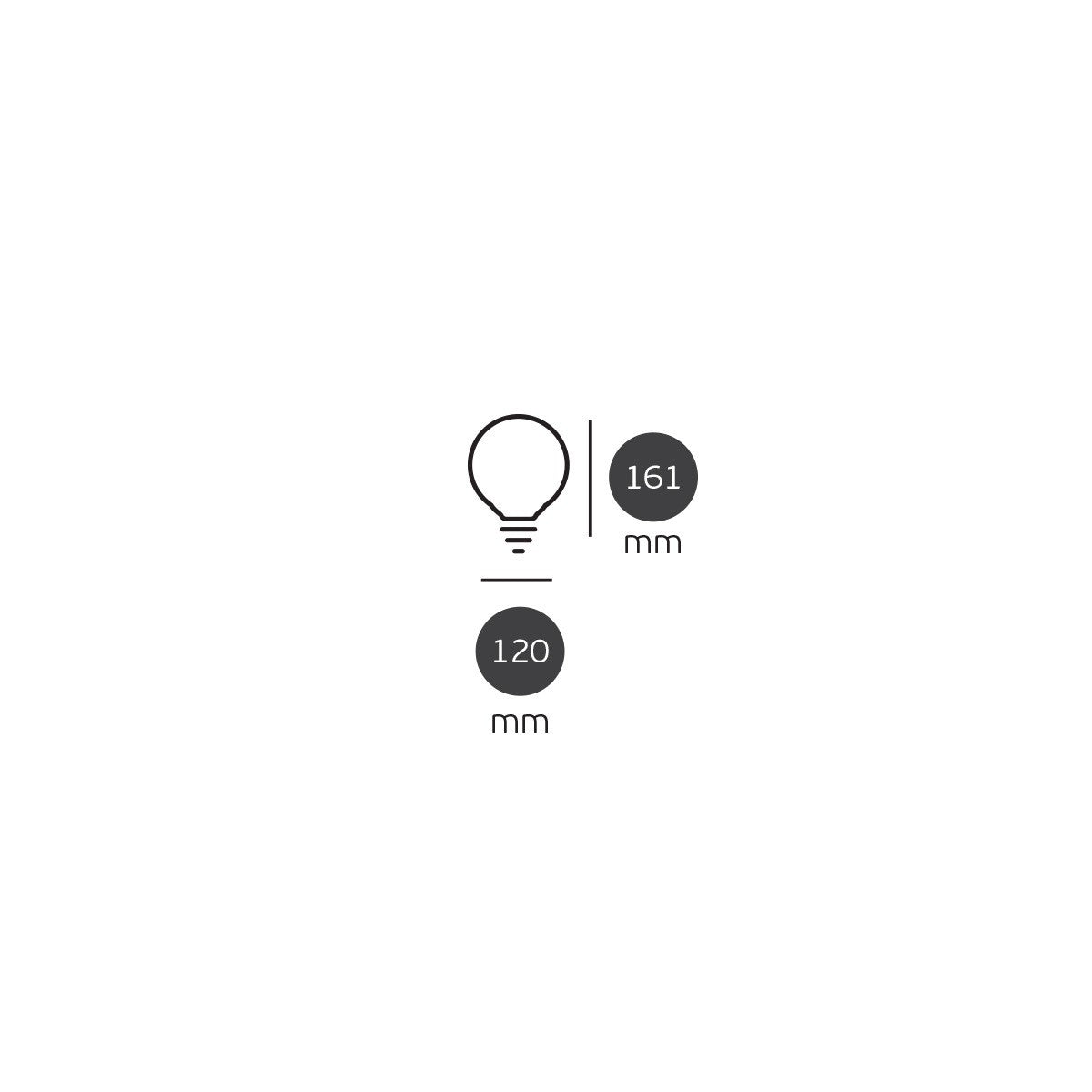 LED лампа VK Light Globo Plastic E27 ø95 15W
