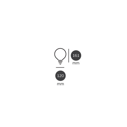 LED лампа VK Light Globo Plastic E27 ø95 15W