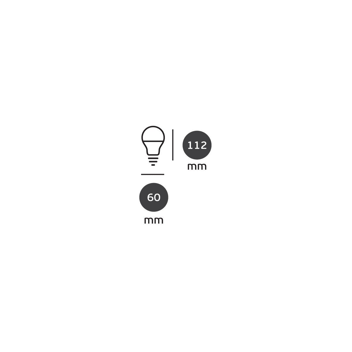 LED лампа VK Light Classic Plastic E27 1050 lm, диаметър 60, 11 W, с възможност за регулиране на яркостта