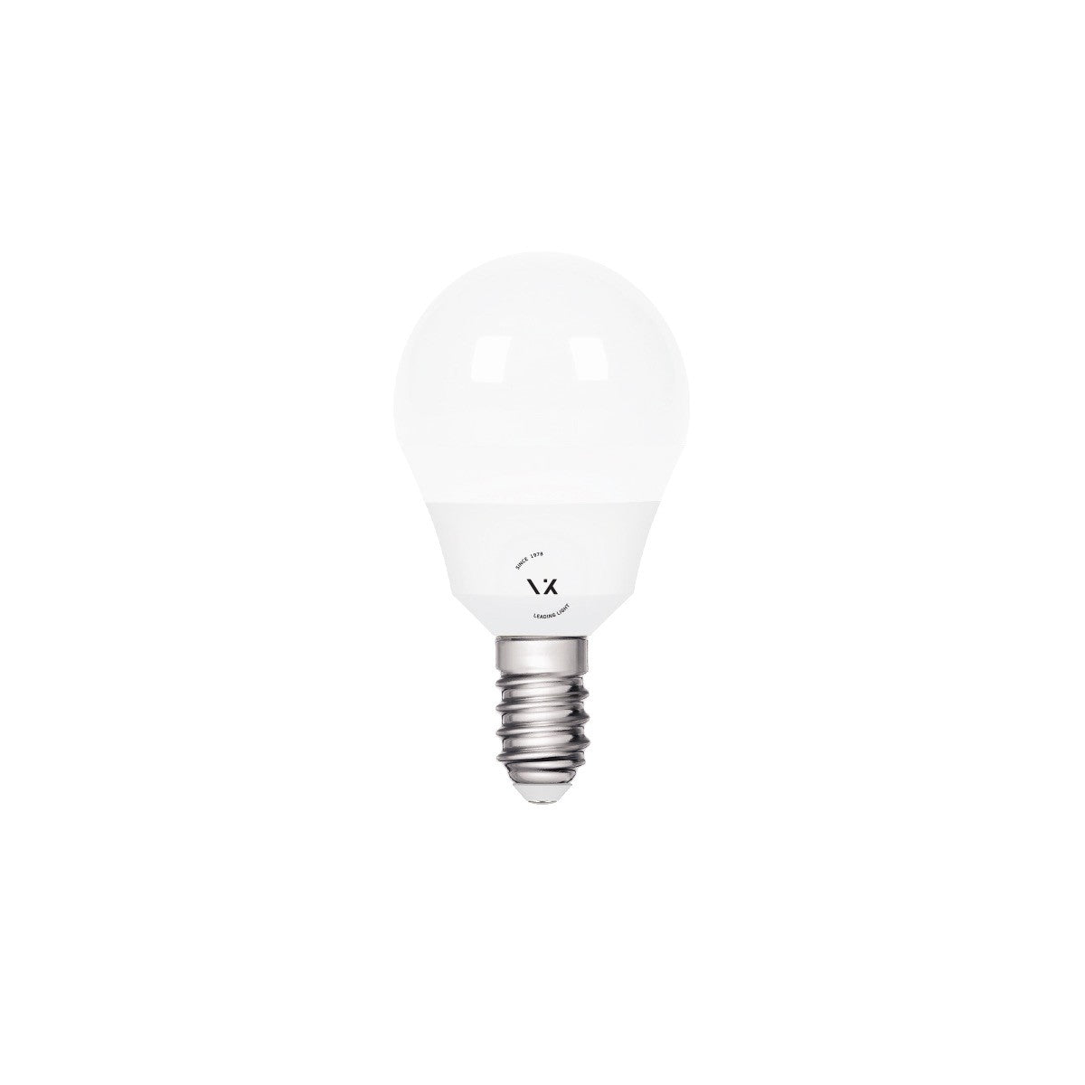 LED лампа VK Light Mini Globe Plastic E14 540 lm, диаметър 45, 6 W