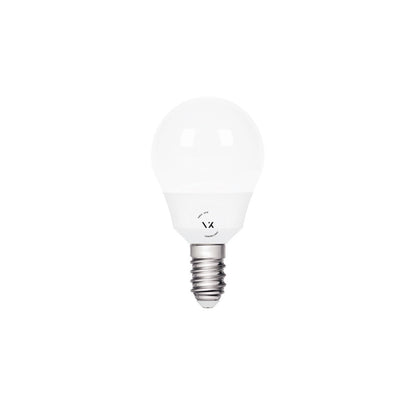 LED лампа VK Light Mini Globe Plastic E14 540 lm, диаметър 45, 6 W