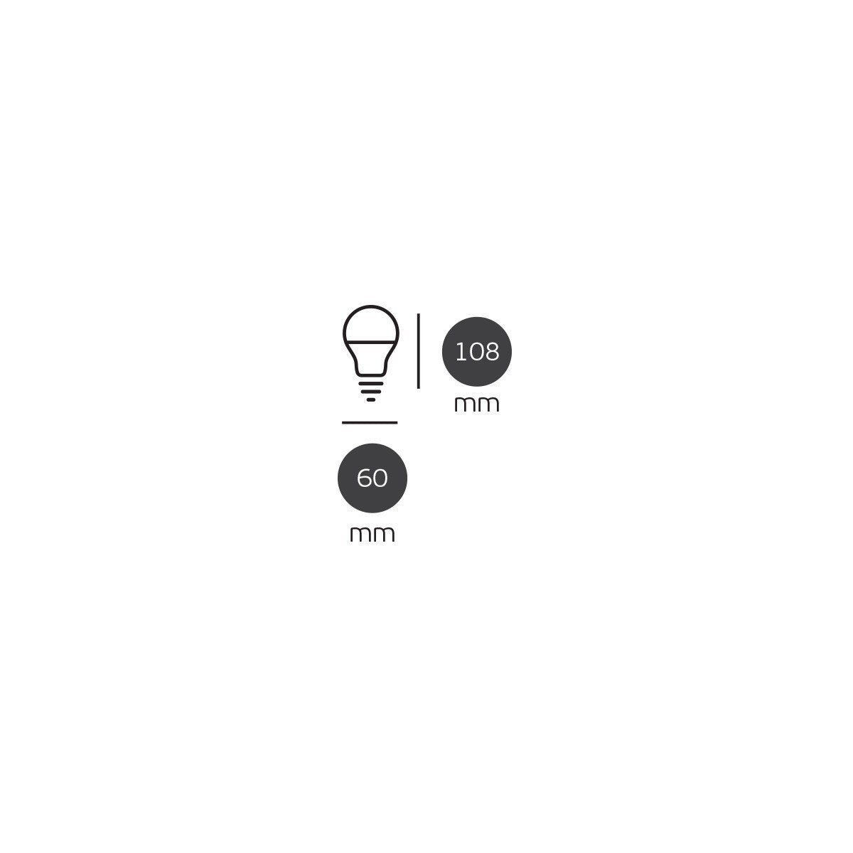 LED крушка VK Light Classic Plastic E27 ø60 9W