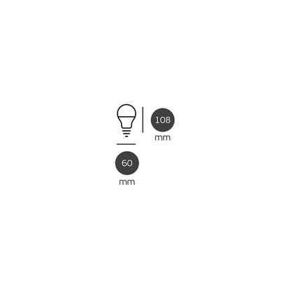 LED крушка VK Light Classic Plastic E27 ø60 9W