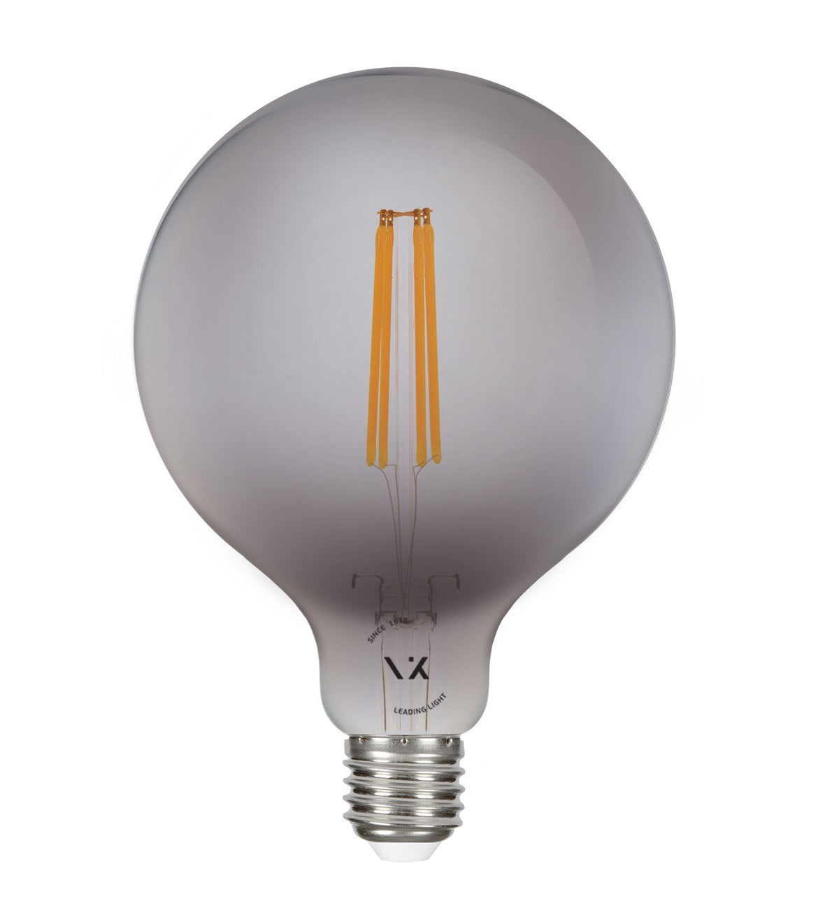 LED лампа VK Light Globo Filament Dark Grey E27 ø125 2700K 7W с възможност за регулиране на яркостта